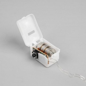 Набор гирлянд «Нить» 2 м роса, IP20, серебристая нить, 20 LED, свечение мульти, 3 режима, батарейки AG13x3 (в комплекте), 3 шт.