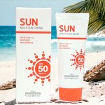 Крем солнцезащитный для лица и тела FOODAHOLIC MULTI SUN CREAM SPF50 для всех типов кожи 70мл. Корея