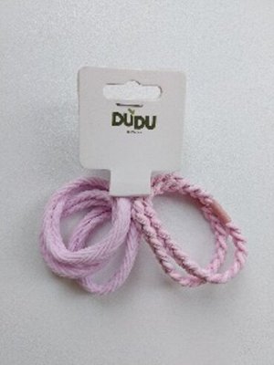 Dudu Резинки (розовые) для волос, 5 шт