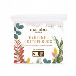 Ватные палочки MARABU Botanica 200шт/уп (зип-пакет), 48 уп (8 иннеров)/кор