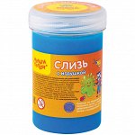 Слизь для рук Мульти-Пульти, с игрушкой, голубая