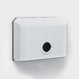 Диспенсер для бумажных полотенец в листах, 26x12x22 см, белый