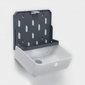 Диспенсер для бумажных полотенец в листах, 26x12x22 см, белый