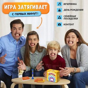 Настольная игра на скорость «Бубнилка», 40 карточек, 5 загубников, песочные часы