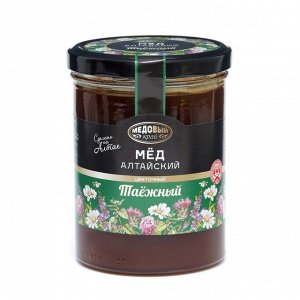 Мёд алтайский таёжный, натуральный цветочный, 500 г