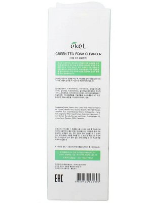 Ekel Пенка для умывания 180мл Foam Cleanser Green Tea (Зеленый чай)