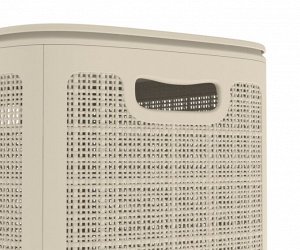 Новый бренд Корзина для белья плетёная «Лён» 100л (430×321×800мм),сборная, СЛОНОВАЯ КОСТЬ
