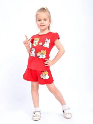 Комплект для девочки (футболка и шорты) арт.BK0005FSHD(New)