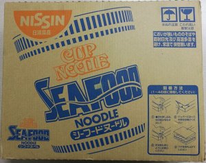 Лапша "Cup Noodle" с морепродуктами, ящик (20шт по 75гр)