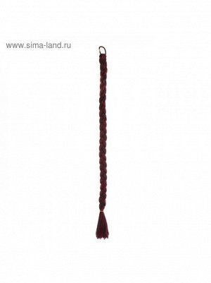 Коса на резинке Баклажан длина 75 см