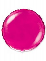 Фольга шар Круг 9&quot;/23 см металлик Purple Ф