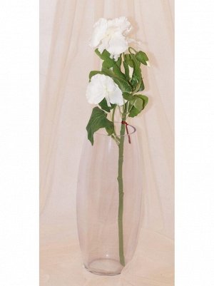 Анютины глазки цветок искусственный 45 см цвет Белый