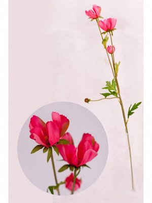 Цветок искусственный 60 см цвет розовый