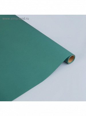 Фетр ламинированный однотонный 60 см х 5 м цвет Зеленый