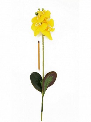 Орхидея 66 см цвет желтый арт 70993Ж