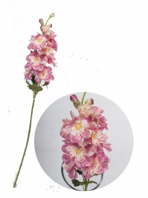 Дельфиниум 51 см цветок искусственный цв розовый