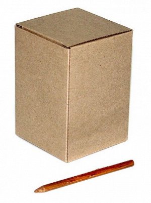 Коробка складная 9 х9 х13 см микрогофра без декора 015/001-93
