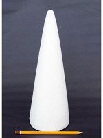 Заготовка пенопласт Конус 30 х 11 см HS-2-12