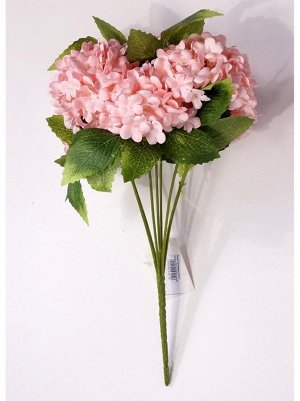 Калина бульденеж ветка 7 цветков 32 см цвет розовый HS-35-3