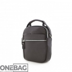 Сумка мужская ONEBAG средняя на короткой ручке и регулируемом плечевом ремне(min:975, max:1575)