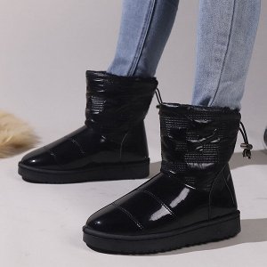 Женские теплые ботинки с утяжкой