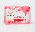 Прокладки гигиенические Sunday girl Женские 320 мм ночные 10 шт