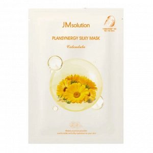 Успокаивающая тканевая маска с календулой JMsolution Plansynergy Silky Mask Calendula