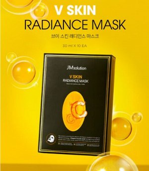 Тканевая маска с витамином С (аскорбиновая кислота) JMsolution V Skin Radiance Mask Vitamin C