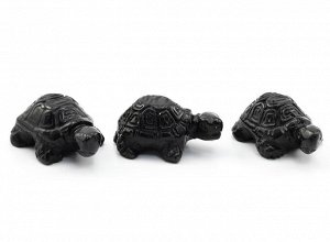 Черепаха из обсидиана черного 33*22*16мм