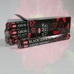 Благовония HEM, шестигранники, Hexa BLACK LOVE чёрная любовь