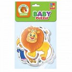 VT1106-50  Мягкие пазлы Baby puzzle Зоопарк