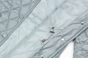 Куртка Куртка женская из стеганой ткани прямого силуэта, ниже линии бедер. Куртка не сковывает движений благодаря слегка свободному крою и позволяет чувствовать себя максимально комфортно в прохладную