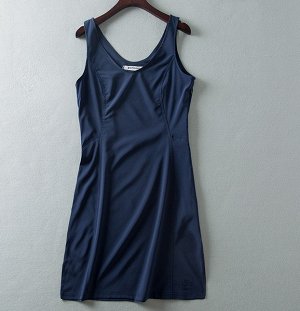 Спортивное быстросохнущее платье темно-синее