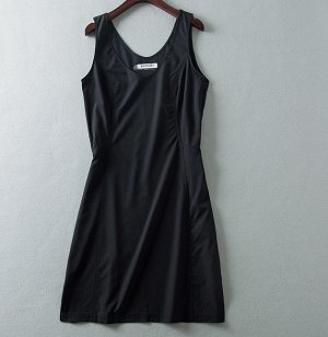Спортивное быстросохнущее платье черное