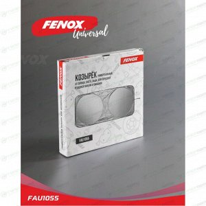 Шторка солнцезащитная 80 см на лобовое стекло (80*145*80*135 см) Fenox, арт. FAU1055