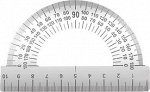 Транспортир 180/100 металлический ТС-10