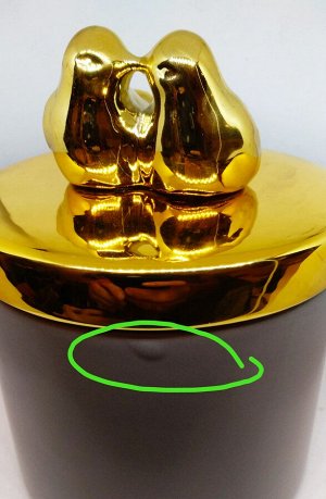 Банка керамическая для сыпучих продуктов «Золотое крыло», 800 мл, цвет бежевый