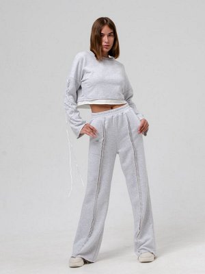 Костюм женский LACE (серый,шнурок) качество ЛЮКС