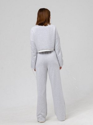 Костюм женский LACE (серый,шнурок) качество ЛЮКС