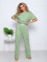 Костюм женский Грейс (олива) брюки