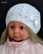 Шапка ажур детская