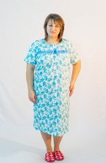 2208 Калинка с рукавом сорочка женская