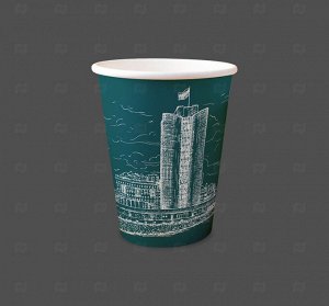 Стакан бумажный "Легенды Владивостока" 0,4л/16oz d-90 (50 шт.)