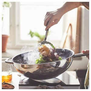 IKEA 365+, Сковорода-вок, нержавеющая сталь с антипригарным покрытием, 32 см
