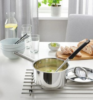 IKEA 365+, Кастрюля с крышкой, нержавеющая сталь, 2,0 л