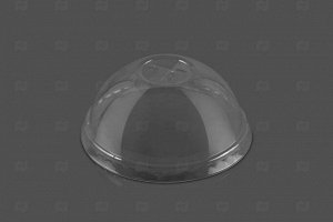 Крышка-купол к стакану d-98 мм (400 - 590мл/14 - 20oz) РР с отверстием (50шт.)
