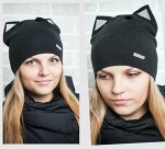 Шапка кошка/