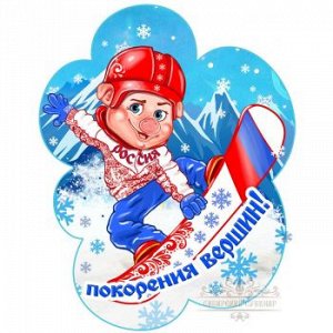 Магнит новогодний Символ года 2019, НГ19-М1-з11