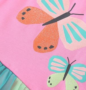Платье с коротким рукавом для девочек