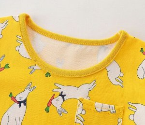 Платье с коротким рукавом для девочек